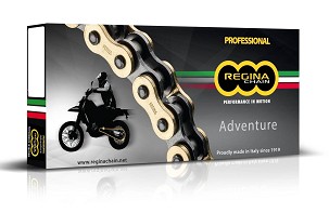 REGINA LANAC POGONSKI 520ZRE (116 KARIKA) Z-RING ENDURO ZA 650CCM (ZLATNA) (ZAPINKA+ZAKIVAK PUNA+ ZAKIVAK ŠUPLJA) (135ZRE/1006)