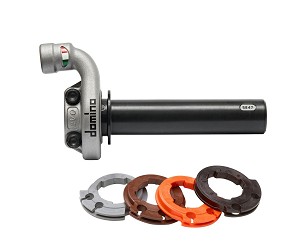 DOMINO ROLGAZ KOMPLETAN OFF ROAD KTM/HUSQVARNA/GASGAS 4T (SREBRNO KUĆIŠTE) BEZ RUČKE