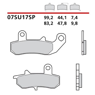 BREMBO 2026/05 KOČIONE PLOČICE KH157 SINTER SP (SINTEROVANI METAL) ZADNJA (ECE R90)