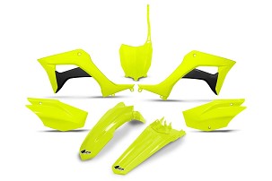 UFO 2026/05 KOMPLET PLASTIKE HONDA CRF 110F '19-26, CRF 125 '25-'27 FLUO ŽUTA BOJA