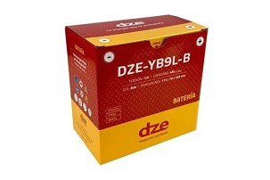 DZE GEL AKUMULATOR YB9L-B 12V 9AH 120A 135X75X138 BEZ ODRŽAVANJA - NAPUNJEN (12)