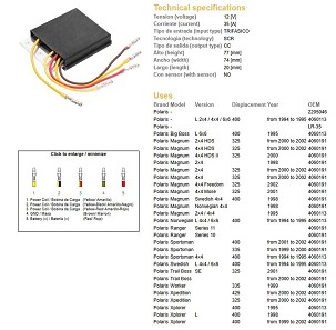 DZE REGULATOR NAPONA POLARIS 325/335/400/425 '98-'02 (OEM 4060191) (ESR956)
