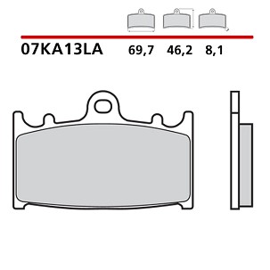 BREMBO 2026/05 KOČIONE PLOČICE KH158 SINTER LA (SINTEROVANI METAL) PREDNJA (ECE R90)
