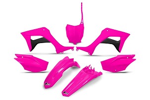 UFO 2026/05 KOMPLET PLASTIKE HONDA CRF 110F '19-26, CRF 125 '25-'27 FLUO ROZE BOJA
