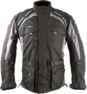 ROLEFF RASPRODAJA JAKNA TEKSTILNA DUGA SA MEMBRANOM WIND-TEX BOJA MODEL LIVERPOOL CRNA/SIVA VELIČINA S