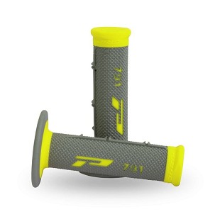 PROGRIP RUČKE PG791 OFF ROAD (22+25MM, DUŽ.115MM) BOJA SIVA/ŽUTA FLUO (DVOKOMPONENTNE) (791-347) (PG791YF/GR)