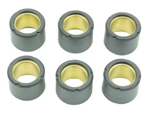 ATHENA ROLE VARIJATORA 6 KOM. 19X15,5 MM 8,5 GR. DERBI ATLANTIS/GP1/DNA/RUNNER/TYPHOON 50, PIAGGIO FLY/FREE/LIBERTY/NRG/ZIP/VESPA ET2/ET4/LX 50