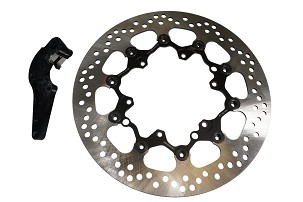 NG DISK KOČIONI PREDNJI SA ADAPTEREM OVERSIZE (320X127X5) KTM EXC / SIX DAYS 450 / 500 / 530 '09-'25, EXC / SM 150 / 250 / 300 '19-'25, EXC 125 SIX DAYS '10-'17 (NG725K11; NG725KOV11) - powystawowa - TRAGOVI montaže