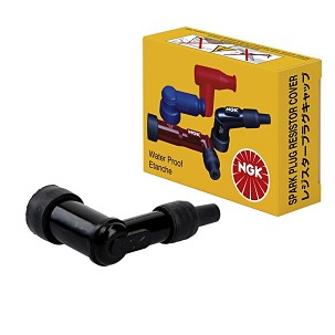 NGK KAPA SVEĆICE EBANITNA UGAONA (90) BOJA CRNA (NR 8330)