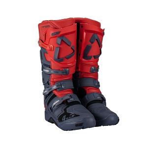 ČIZME LEATT KROSS 4.5 ENDURO CRVENE BOJE TEGET PLAVE/FLUOS CRVENE VELIČINA 48 / 31,5 cm