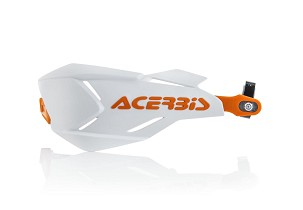 ACERBIS ŠTITNICI RUKU (HAND GUARD) X-FACTORY SA RDZENIEM ALUMINIJUMSKIM BOJA BELA / NARANDŽASTA