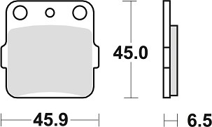 TRW ZF PLOČICE KOČIONE KH84/3 SINTER OFF-ROAD HONDA CR 80 / 85 86-08, KAWASAKI KXF 400 03-06, SUZUKI LTZ 400 03-, YAMAHA YZ 125 / 250 '89, YFM 89-04, YFZ 350 90-06, ZADNJI