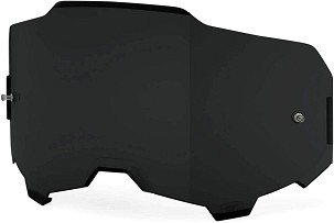 100 PERCENT ARMEGA / ARMATIC REPLACEMENT LENS - DARK SMOKE - VIZIR/VIZIR ZA NAOČARA ARMEGA / ARMATIC BOJA CRNA