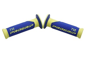 PROGRIP RUČKE PG732 ROAD (22+25MM, DUŽ.125MM) BOJA ŽUTA FLUO/PLAVA (DVOKOMPONENTNE) (732-252)