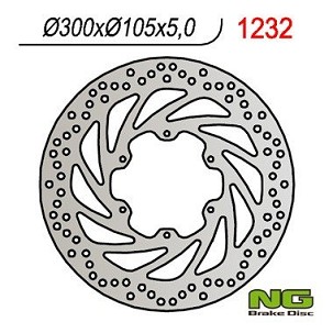 NG DISK KOČIONI PREDNJI BMW F 650 GS/X (300X105X5), F 800GS '13-'16 (6X6,5MM)