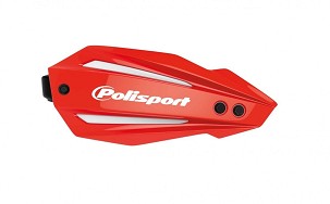POLISPORT ŠTITNICI RUKU (HAND GUARD) MODEL BULLIT FULL WRAP AROUND SA UNIVERZALNIM SETOM ZA MONTAŽU 22/28 BOJA CRVENA