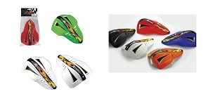 ACCEL REZERVNE ŠTITNICI ZA ŠTITNIKA RUKU (HANDBAR) ENDURO BOJA BELA (ZA HGS 01,02,05,06,07) (KPL. 2 KOM.) - PROMOCIJA