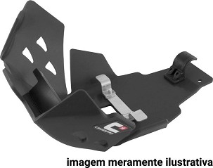 CROSSPRO ŠTITNIK MOTORA SA PLASTIKE DTC ENDURO MODEL 'EC DTC' ZA: HUSQVARNA TE 250/300 '17-'19, KTM EXC 250/300 TPi '17-'19, BOJA CRNA