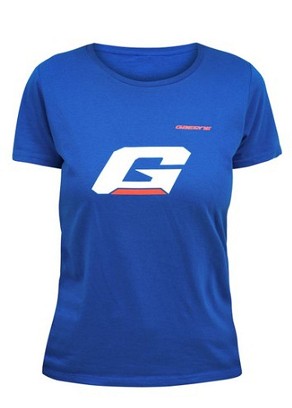 GAERNE MAJICA ŽENSKA G.STRIVE T-SHIRT HURRICANE BOJA PLAVA/BELA/NARANDŽASTA VELIČINA S