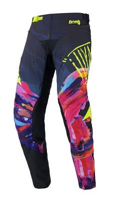 KENNY RACING PANTALONE CROSS/ENDURO MODEL PERFORMANCE BRUSH BOJA PLAVA/CRVENA/ŽUTA VELIČINA M (32)