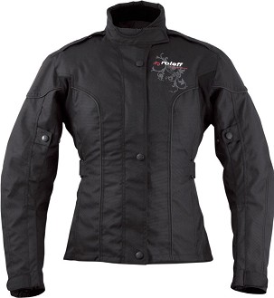 ROLEFF RASPRODAJA JAKNA ŽENSKA TEKSTILNA KRATKA SA MEMBRANOM WIND-TEX MODEL LADYLIKE BOJA CRNA VELIČINA XXL