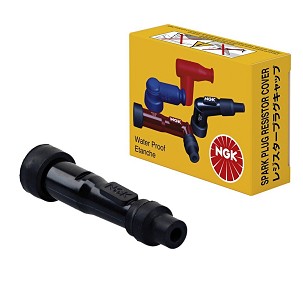 NGK KAPA SVEĆICE EBANITNA (NR 8022) PROSTA (0) BOJA CRNA, SILIKONSKA