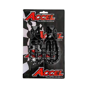 ACCEL PAPUČICE KTM SX / SXF / XC / XCF 125 / 250 / 250 / 300 / 350 / 450 '23-'25, HUQVARNA TC / TX / FC / FX 125 / 250 / 300 / 350 / 450 '23-'25 BOJA CRNA