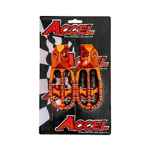 ACCEL PAPUČICE KTM SX / SXF / XC / XCF 125 / 250 / 250 / 300 / 350 / 450 '23-'25, HUQVARNA TC / TX / FC / FX 125 / 250 / 300 / 350 / 450 '23-'25 BOJA NARANDŽASTI
