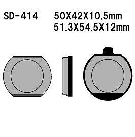 VESRAH PLOČICE KOČIONE KH33 POLUMETALNE KAWASAKI Z400/650/750/1000, KZ900 76-77 (MADE IN JAPAN)