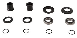 PIVOT WORKS SET LEŽAJEVA SA ČAURAMI VODOOTPORNIM TOČKA PREDNJEG Kawasaki KX250 06-07, KX250F 06-20, KX450F 06-10