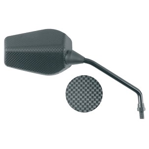 VICMA RETROVIZOR DESNO, PREČNIK NAVOJU 10MM, STRANA LEVA, BOJA CARBON DERBI GP1 50/250 2005-2007 (E295D)