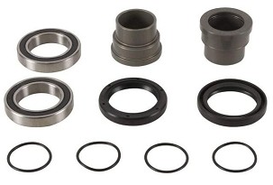 PIVOT WORKS SET LEŽAJEVA SA ČAURAMI VODOOTPORNIM TOČKA PREDNJEG KTM 125/200/250/300/400/450/525 EXC 525 03-07, SX 450 03-06, EXC 450 03-07, EXC 125 03-07, EXC 200 03-16