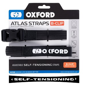 OXFORD TRAKE ZA TRANSPORT ATLAS B-CLIP 26MM X 2 M BOJA CRNA