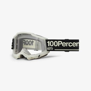 100 PERCENT NAOČARE ACCURI 2 GLOW - CLEAR LENS - BOJA SIVA/CRNA VIZIR PROVIDNA