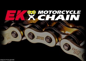 EK LANAC POGONSKI EK520DEX 114 KARIKA QX-RING ENDURO ULTRALIGHT BOJA NATURAL (ZA 500 CCM) (37,8 KN) (MADE IN JAPAN)