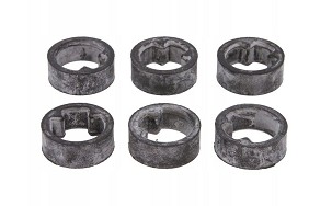 TOURMAX 2026/03 GUME OSLONACA ZA NOGE VOZAČA HONDA VT 600 SHADOW '98-'00, VT 750 C '98-'01, VT 1100 C SHADOW '00-'05 (6 KOM.) (PROIZVEDENO U JAPANU)