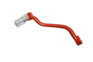 M.C. POLUGA PROMENE MENJAČA KTM 400/450/520/525 '00-'06, SXF/EXCF 250 '06-'13, EXCF 350 '12-'16 (ALUMINIJUMSKA) (KOVANA) BOJA NARANDŽASTA, ZAVRŠETAK ČELIČNA