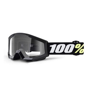 100 PERCENT NAOČARE STRATA MINI BLACK JUNIOR / KID / DEČJE BOJA CRNA VIZIR PROVIDNI ANTI-FOG