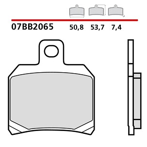 BREMBO 2026/05 KOČIONE PLOČICE KH266 GENUINE SINTER (SINTEROVANI METAL OEM MEŠAVINA) PREDNJA/ZADNJA