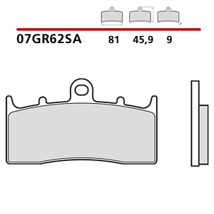 BREMBO 2026/05 KOČIONE PLOČICE KH294 SINTER SA (SINTEROVANI METAL) PREDNJA (ECE R90)