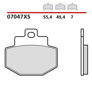 BREMBO 2026/05 KOČIONE PLOČICE KH321 SCOOTER SINTER XS (SINTEROVANI METAL) PREDNJA/ZADNJA (ECE R90)
