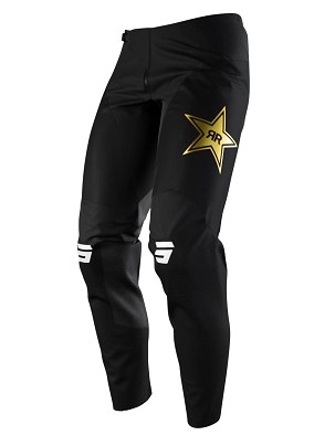 SHOT RACING RASPRODAJA PANTALONE MOTO CONTACT ROCKSTAR LIMITED EDITION BLACK BOJA CRNA/ŽUTA/BELA VELIČINA 30