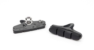 ELVEDES RASPRODAJA PLOČICE KOČIONE BICIKLISTIČKE DRUMSKE 55MM BOJA CRNA