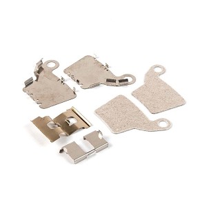 AWORKX OPRUGA / BLASZKA FIKSIRANA PLUS PODLOŠKA TERMICZNA KLIJEŠTA HAMULCOWEG ZADNJI / ZADNJEG NISSIN - 1 KOMAD