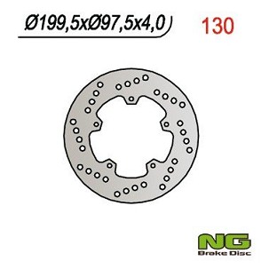 NG DISK KOČIONI ZADNJI PIAGGIO 50 / 80 / 125 / 150, MALAGUTI 50 CENTRO '97-'00, DERBI ATLANTIS (200X97X4MM) (5X6,25MM)