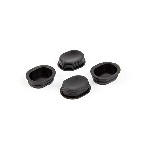 AWORKX ČEP / ČEP VILJUŠKE (KOMPLET - 4 KOMADA) KTM EXC(F), XC(F)-W '12-'23, SX(F), XC(F) '12-'22, HUSQVARNA FC, TC '14-'22, TE, FE '14-'23 BOJA CRNA