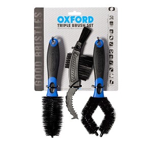 OXFORD SET ČETKICA ZA ČIŠĆENJE MOTOCIKLA BICYCLE TRIPLE BRUSH SET (STARI KOD: OX244)
