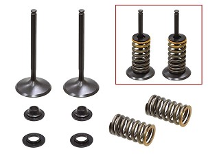 PSYCHIC VENTILI USISNE (KOMPLET 2 KOM. VENTILA SA OPRUGAMA I PODLOŠKAMA) YAMAHA YZF 450 '10-'13 ČELIČNE (MX-09541I) (35,98X5,42X83,68MM)