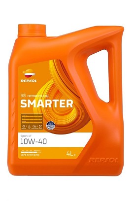 REPSOL ULJE MOTORNO 4T SMARTER SPORT 10U40 4L MA2 POLUSINTETIČKO (5) - ZAMENJUJE RP180N54
