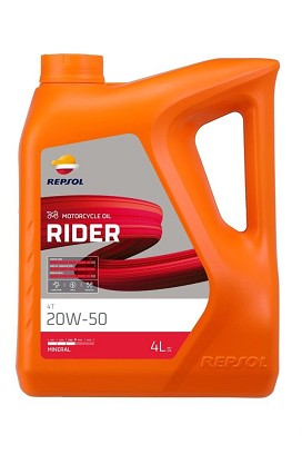REPSOL ULJE MOTORNO 4T RIDER 20U50 4L MA2 MINERALNO (5) - ZAMENJUJE RP165Q54